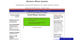 Desktop Screenshot of businessphonesystems.com