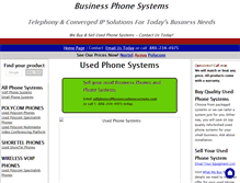Tablet Screenshot of businessphonesystems.com